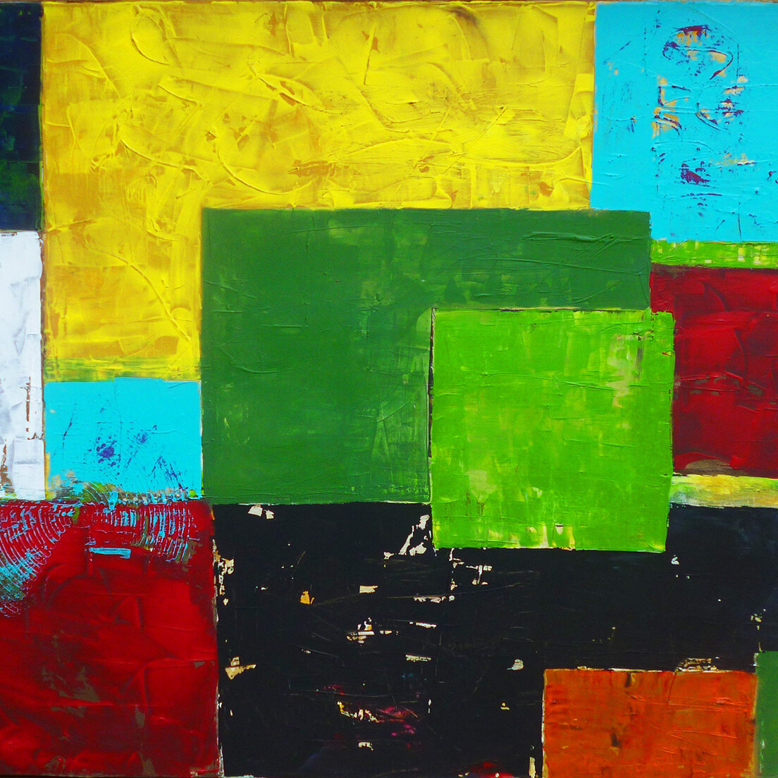 Malerei | abstraktes Acyl-Gemälde