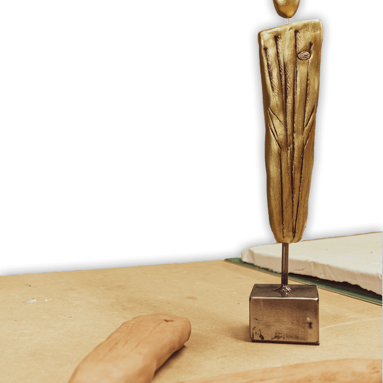 Kunsthandwerk | Zwischenschritt auf dem Weg zur fertigen Auftragsarbeit